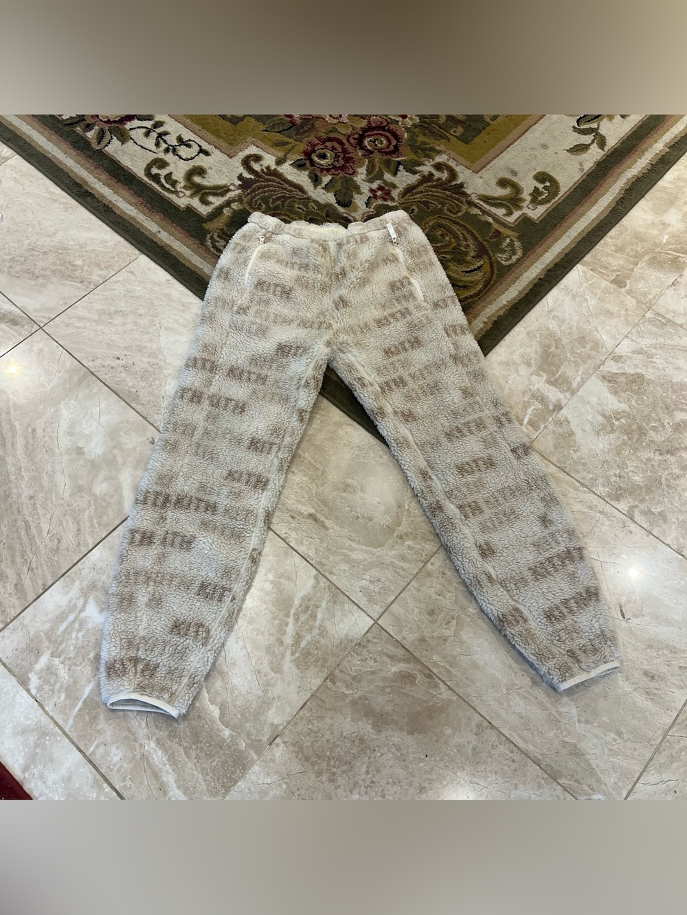KITH Sherpa Fleece Mens Joggers Size Small